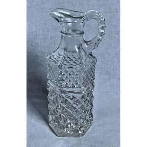 Vintage Pyrex Glass Decanter Diamond Pattern‎ Cruel Base Only